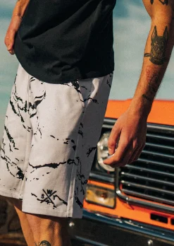 Bermuda VENICES - MINIMAL CAMO WHITE