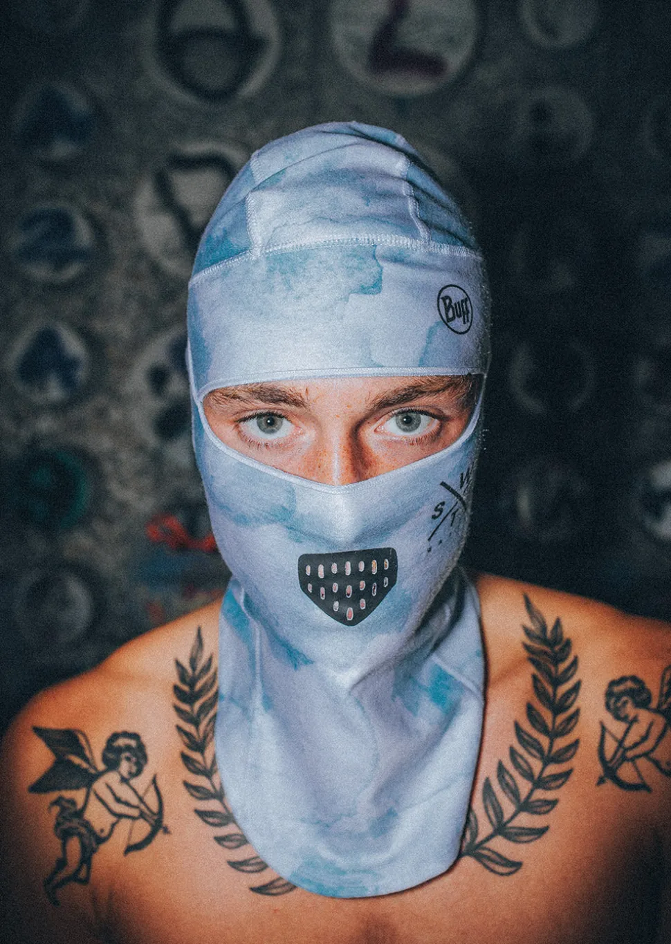 Cagoule Wolf - Imprimé Bleu