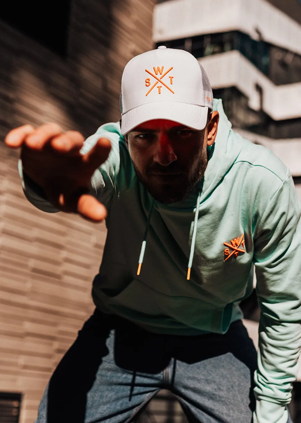 Casquette R-Tribe - Blanc / Fluo Orange