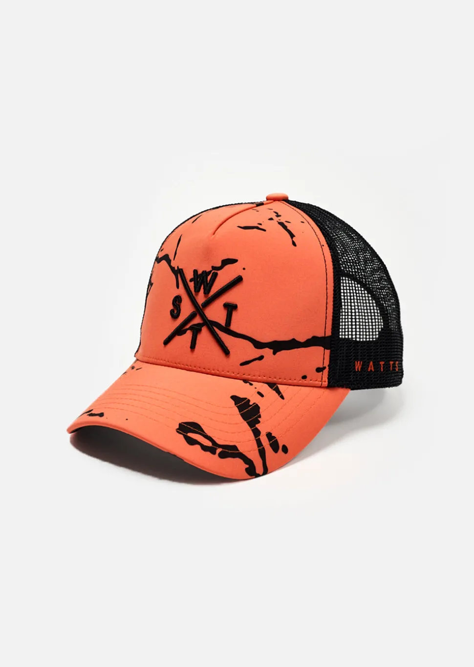 Casquette R-Tribe - Minimal Camo Orange Corail