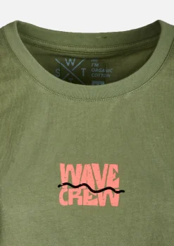 Crop T-shirt XTOP - OLIVE