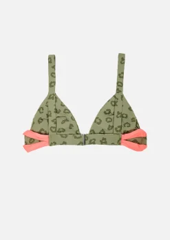 Haut de maillot NASSAU - LEOPARD OLIVE
