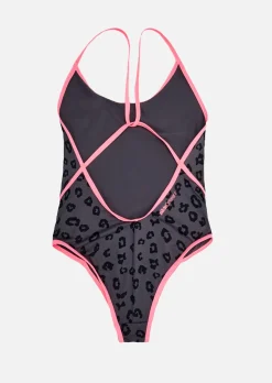 Maillot de bain OZZIE - LEOPARD DARK IRON