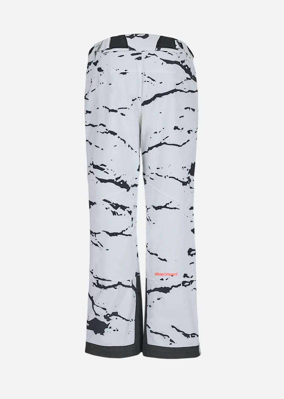 Pantalon de ski junior X-JIB - Camouflage Blanc