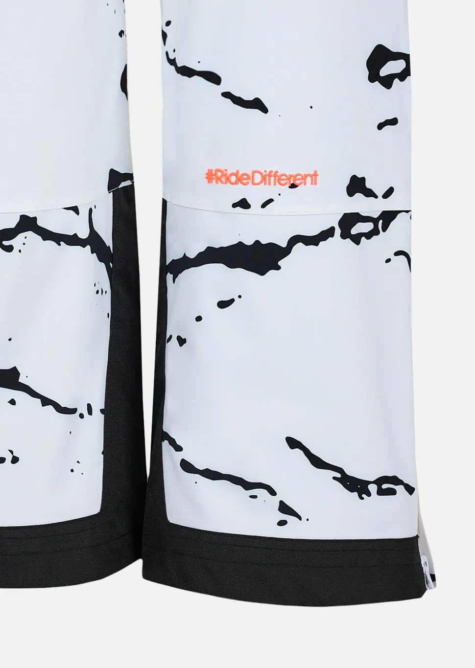 Pantalon de ski junior X-JIB - Camouflage Blanc