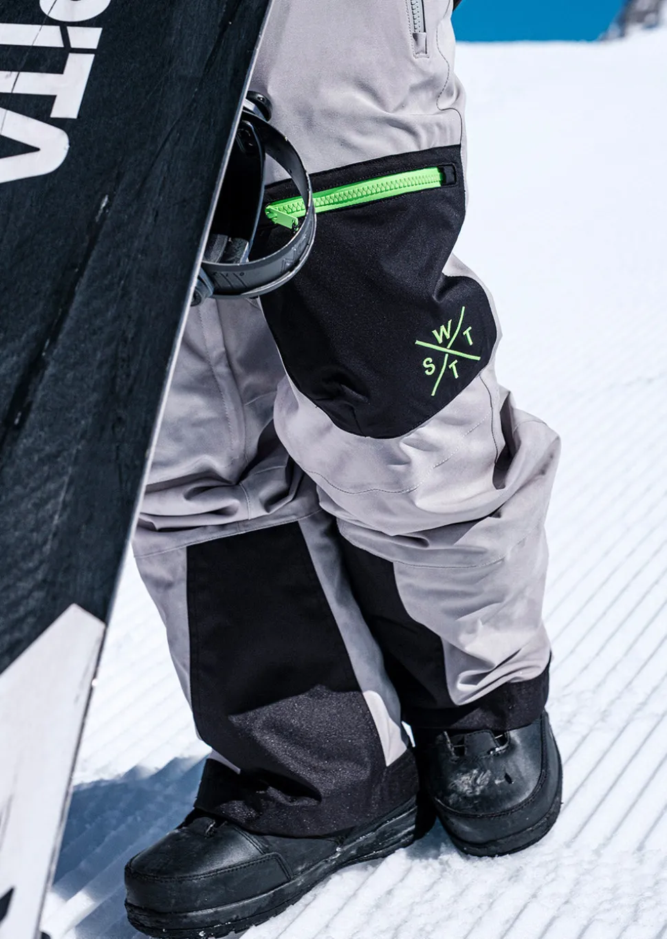 Pantalon de ski X-Jib - Imprimé Gris clair