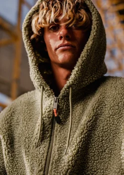 Polaire à Capuche X-Block - Olive