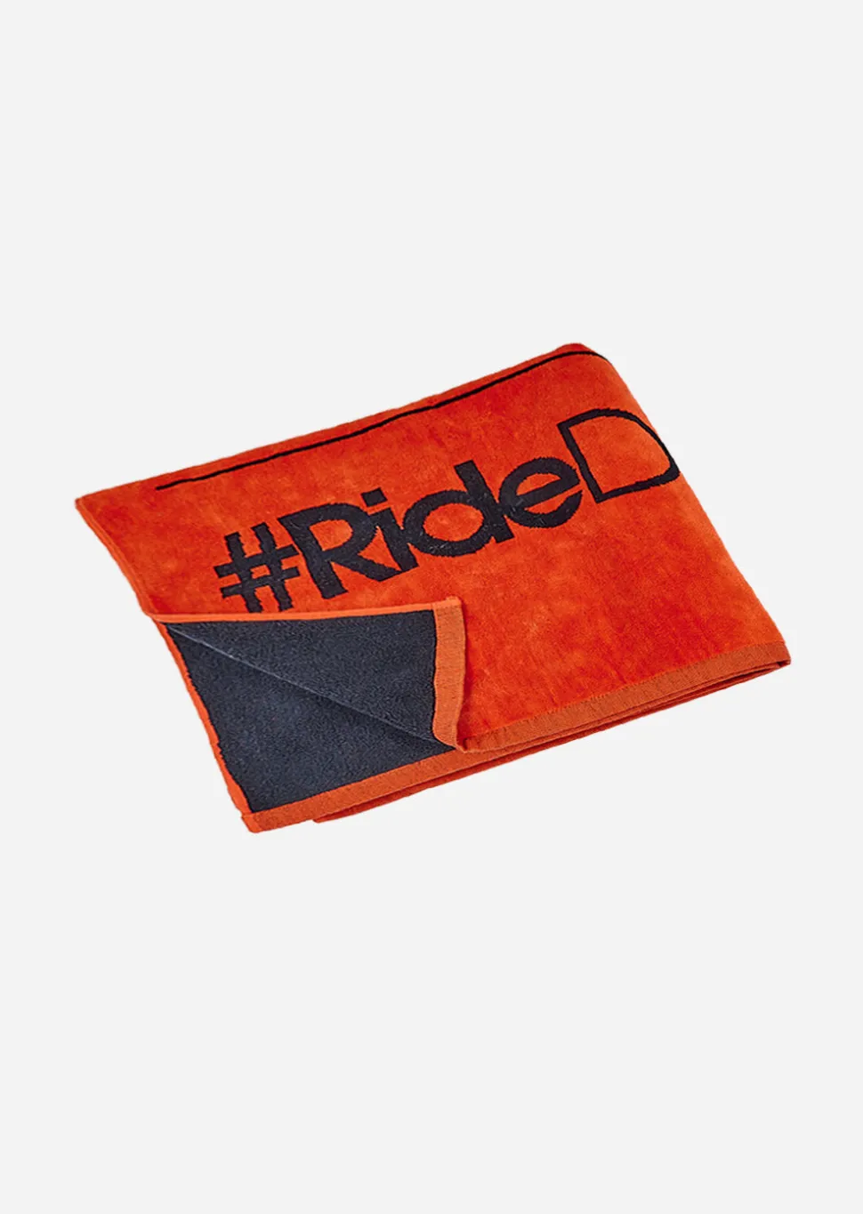 Serviette de bain WIPE - ORANGE FLUO & NOIR