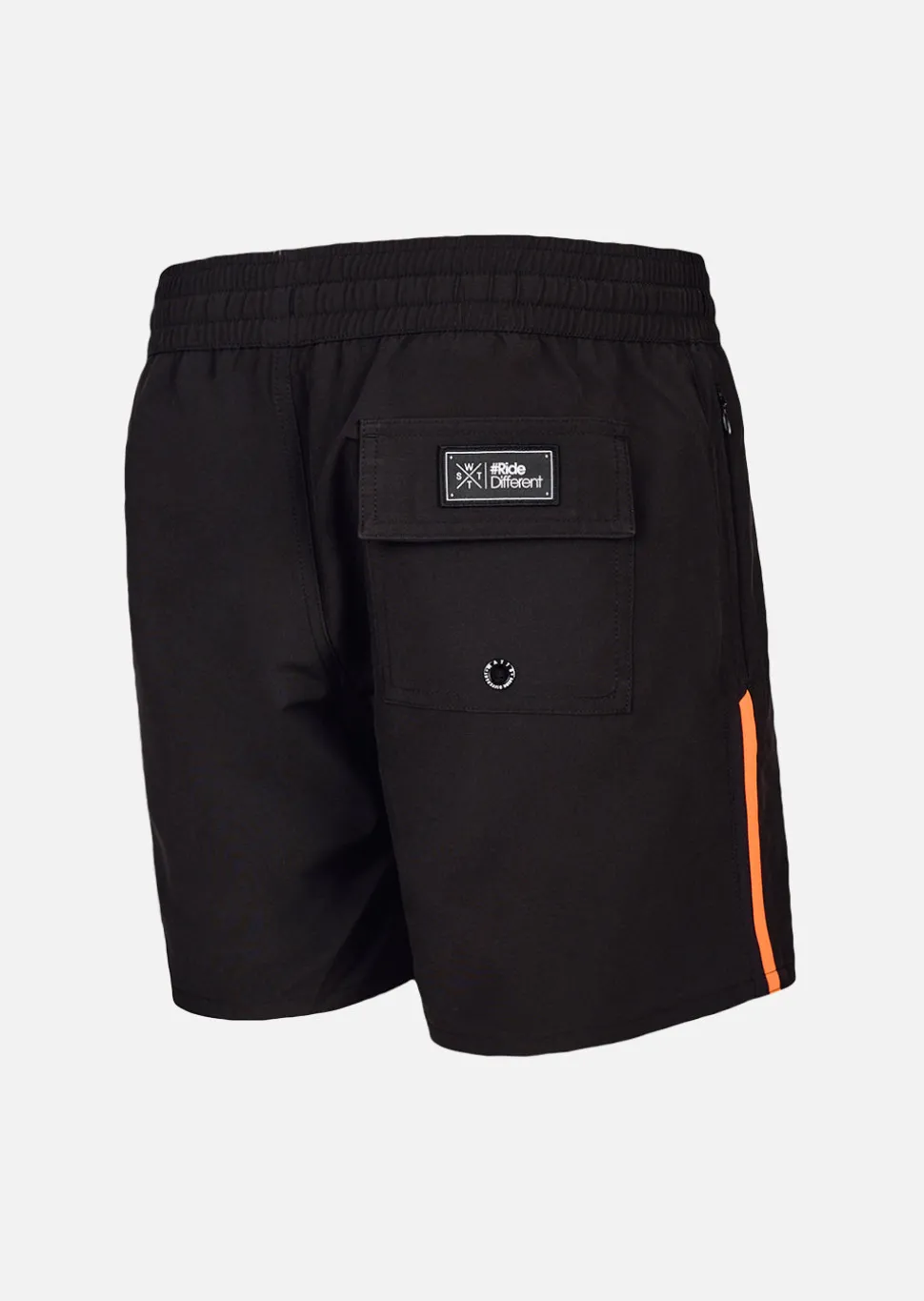 Short de bain R-Xmalibu – Noir / Orange Fluo