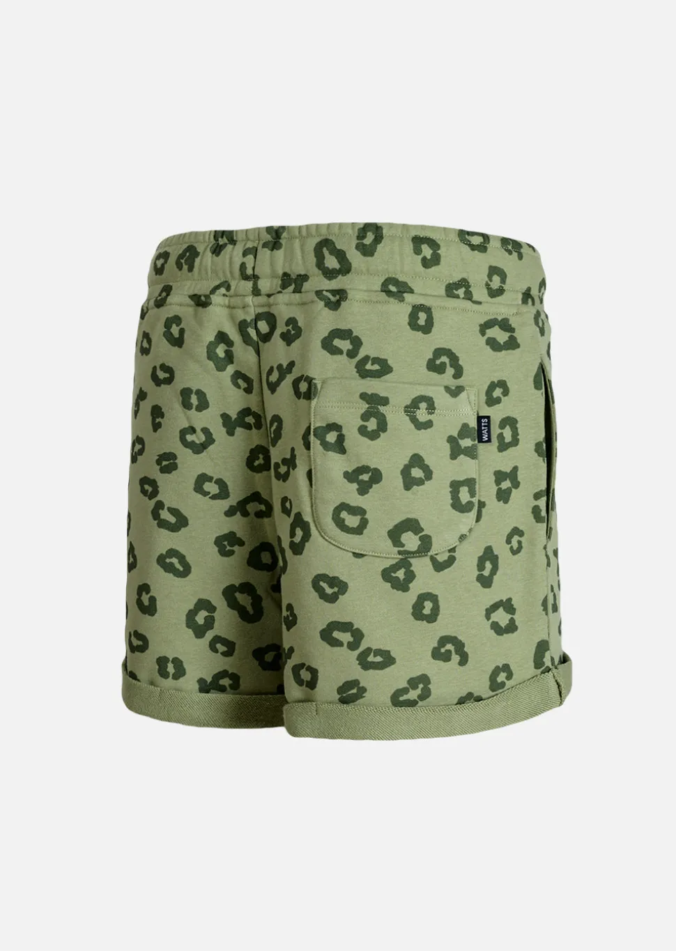 Short NOOSA - LEOPARD OLIVE