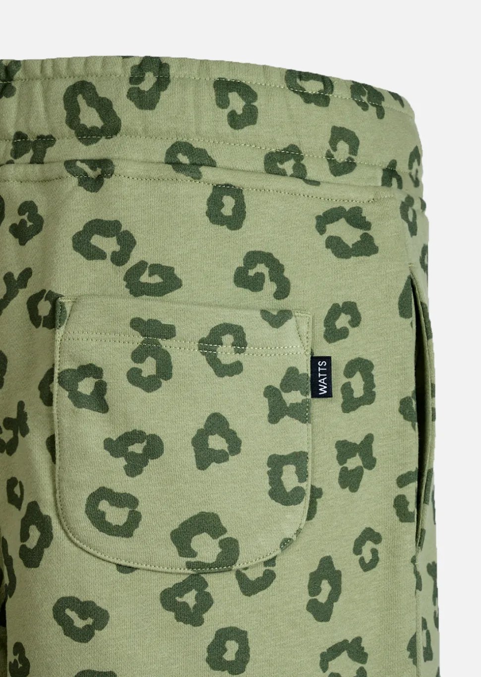 Short NOOSA - LEOPARD OLIVE