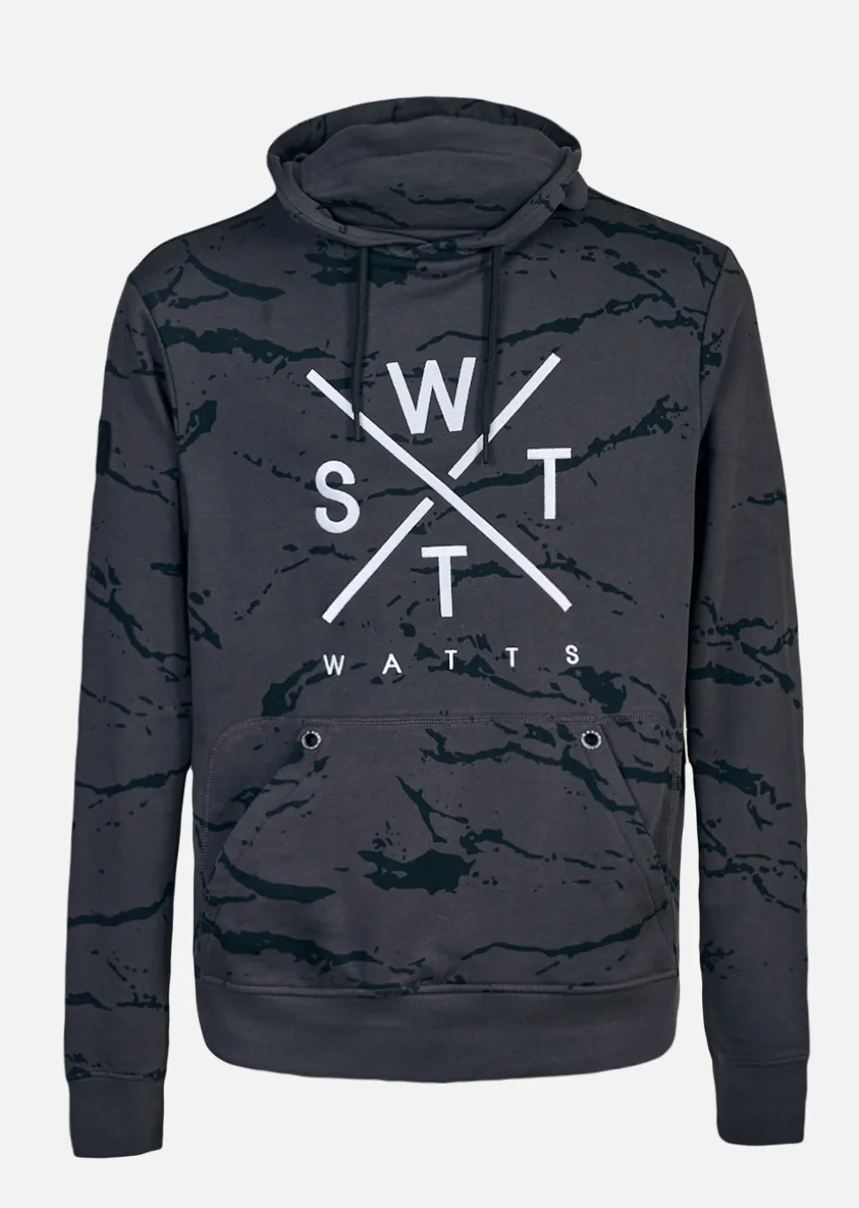 Sweat à capuche SPRAY - MINIMAL CAMO DARK IRON