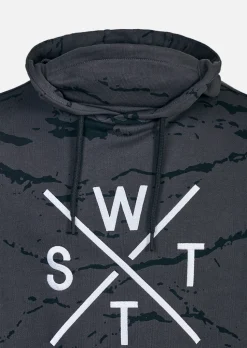 Sweat à capuche SPRAY - MINIMAL CAMO DARK IRON