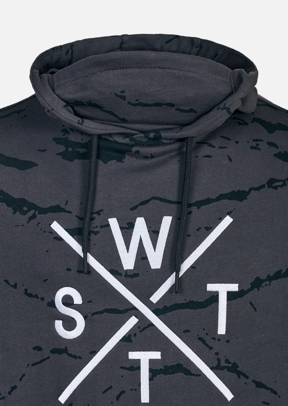 Sweat à capuche SPRAY - MINIMAL CAMO DARK IRON