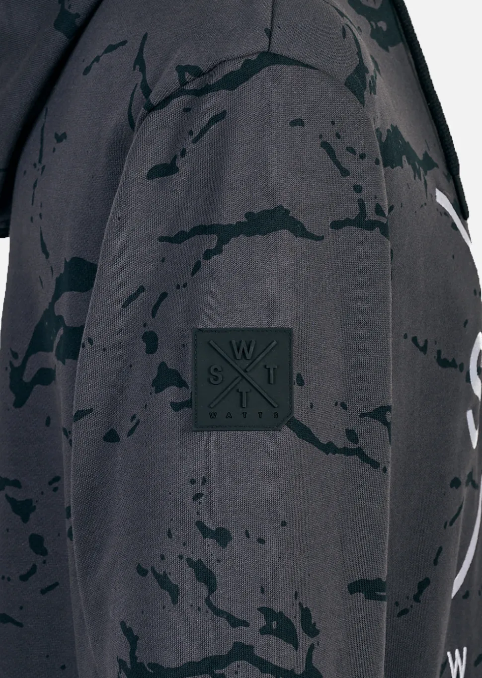 Sweat à capuche SPRAY - MINIMAL CAMO DARK IRON