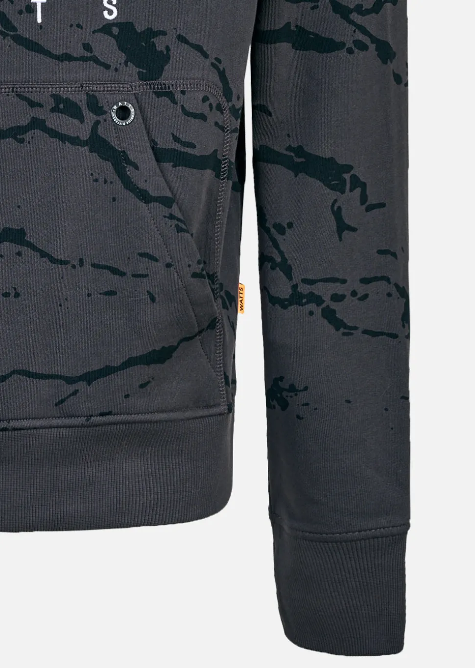 Sweat à capuche SPRAY - MINIMAL CAMO DARK IRON