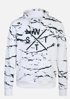 Sweat à capuche SPRAY - MINIMAL CAMO WHITE