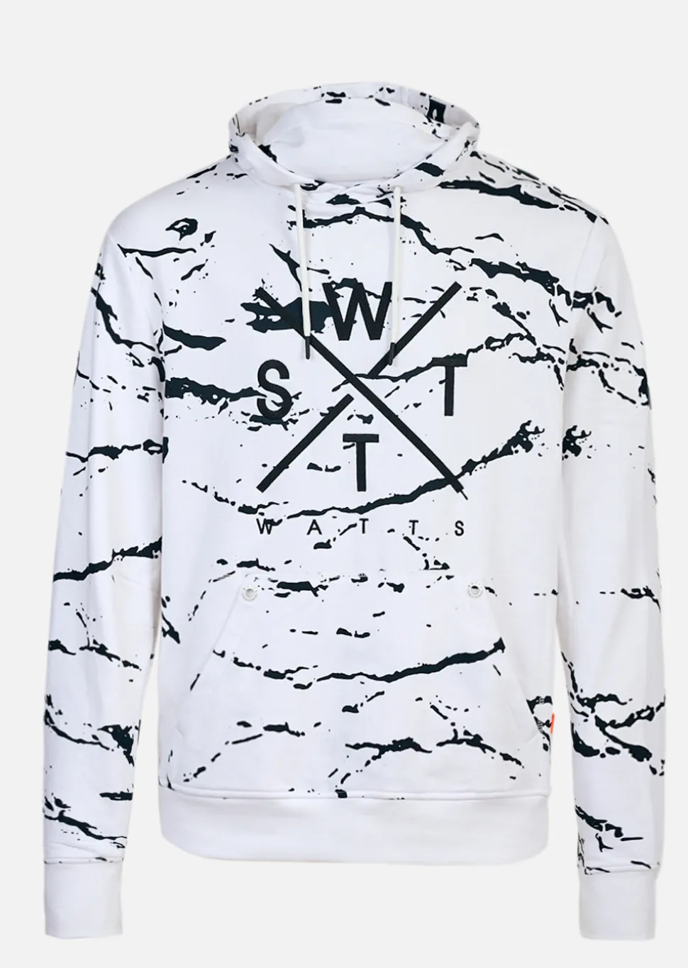 Sweat à capuche SPRAY - MINIMAL CAMO WHITE