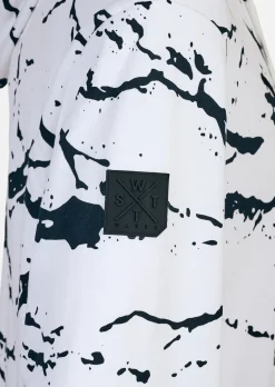 Sweat à capuche SPRAY - MINIMAL CAMO WHITE