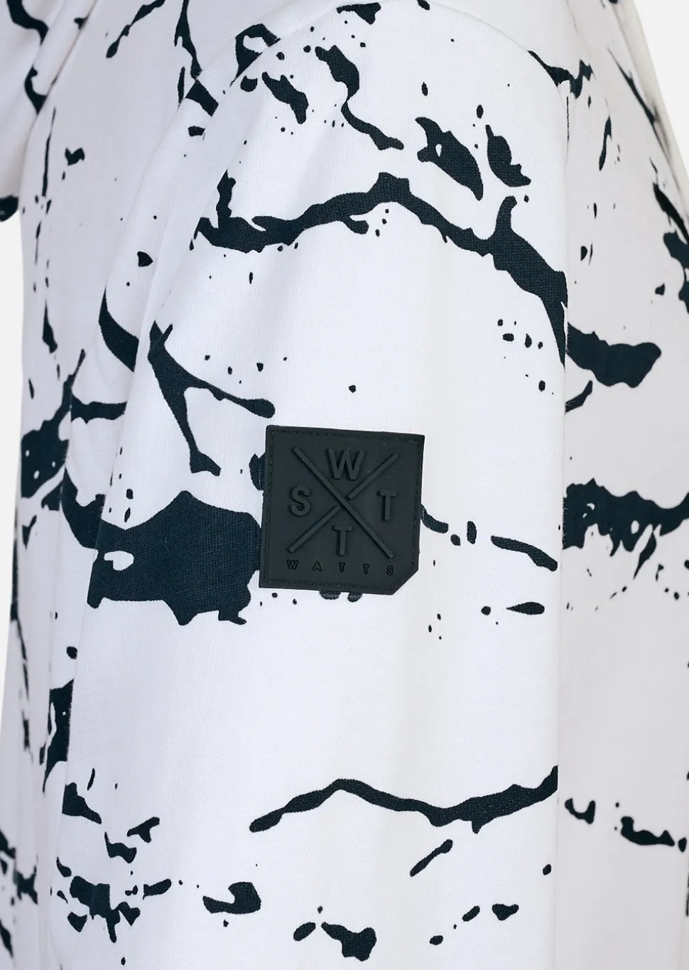 Sweat à capuche SPRAY - MINIMAL CAMO WHITE