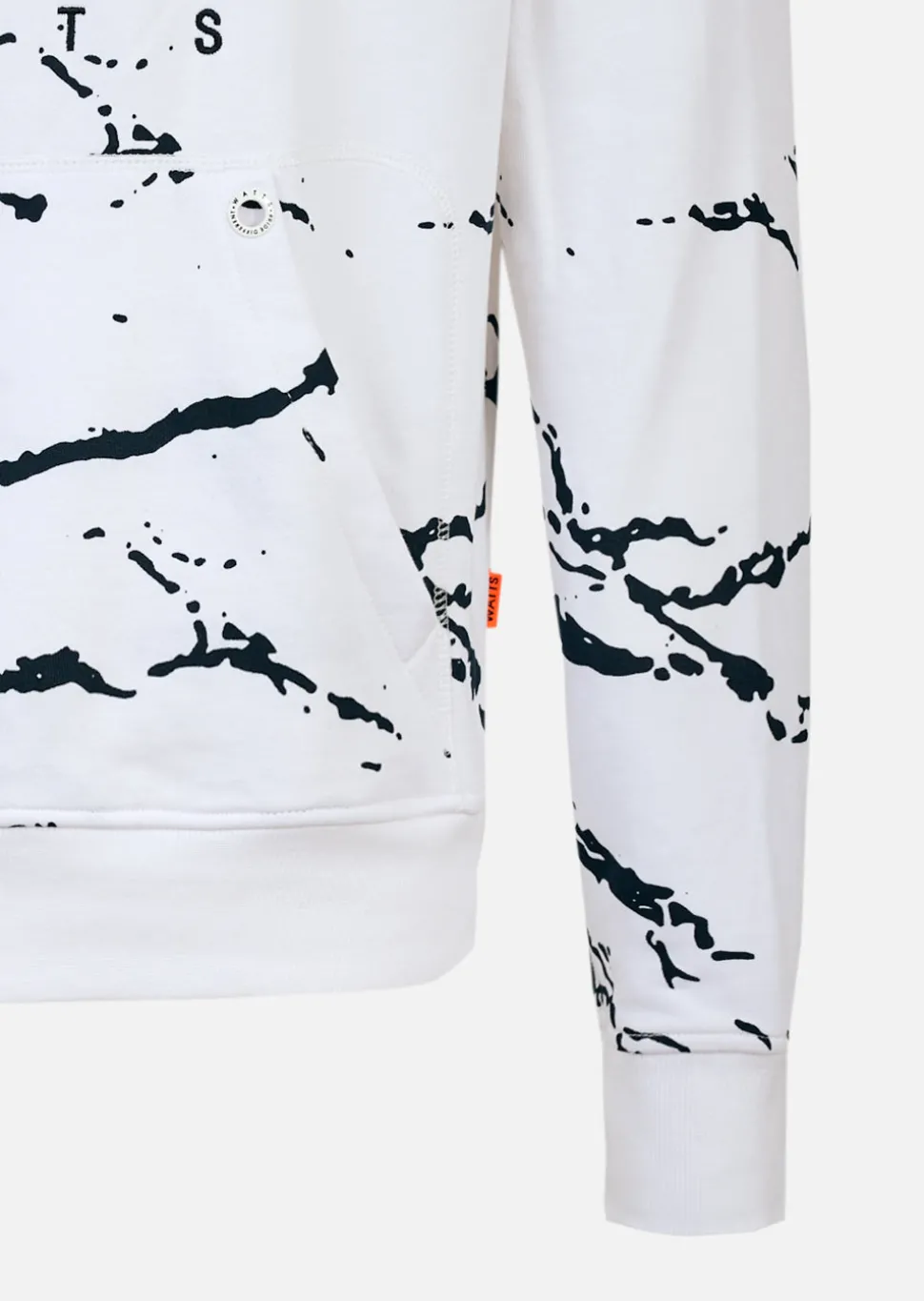 Sweat à capuche SPRAY - MINIMAL CAMO WHITE