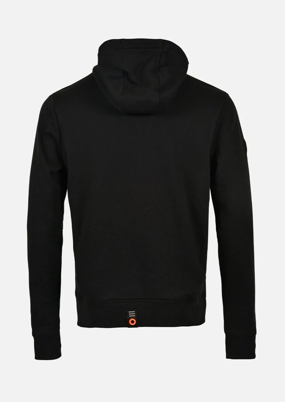 Sweat à capuche SPRAY Junior - NOIR / ORANGE FLUO