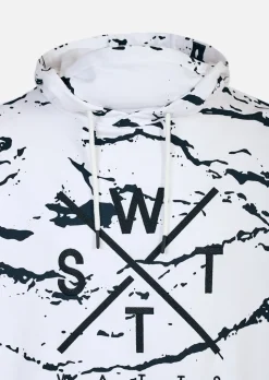 Sweat à capuche SPRAY Junior - MINIMAL CAMO WHITE