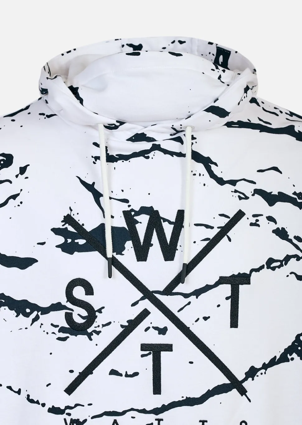 Sweat à capuche SPRAY Junior - MINIMAL CAMO WHITE