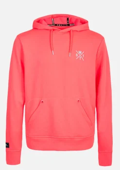 Sweat à capuche Sprays Junior - FLUO PINK / ICE BLUE