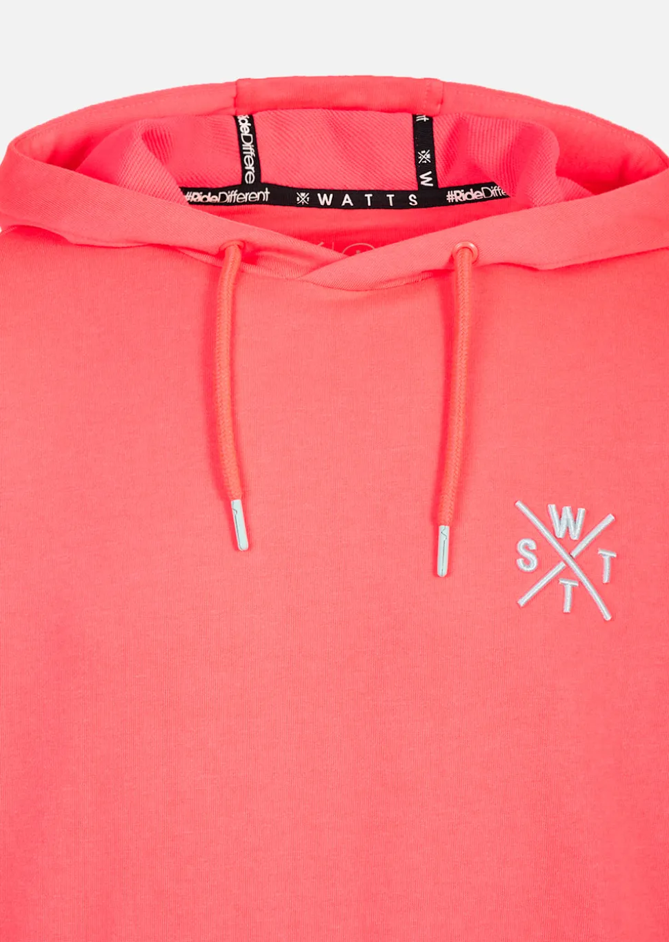 Sweat à capuche Sprays Junior - FLUO PINK / ICE BLUE