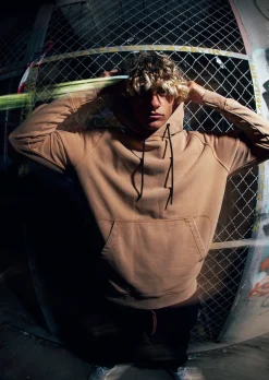 Sweat à capuche X-Dark - Marron Tabac