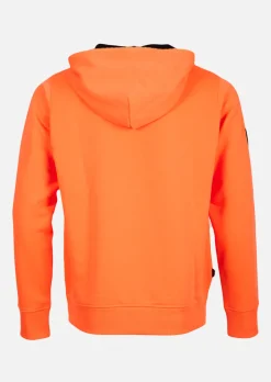 Sweat zip à capuche Blunt - Orange Fluo