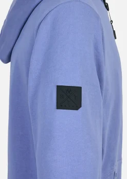 Sweat zip à capuche Blunt - Bleu Denim