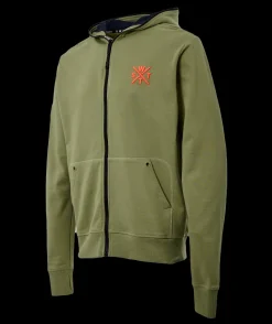 Sweat zip à capuche Blunt - Olive