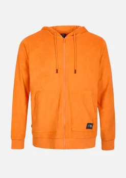 Sweat zip capuche UPWARD - ORANGE CORAIL