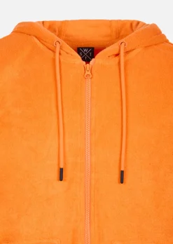 Sweat zip capuche UPWARD - ORANGE CORAIL