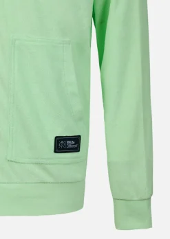 Sweat zip capuche UPWARD - VERT PASTEL