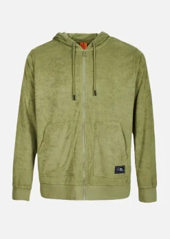 Sweat zip capuche UPWARD - OLIVE