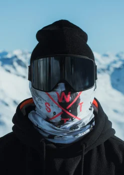 Tour de cou Fox x Kevin Rolland - Imprimé Noir & Blanc