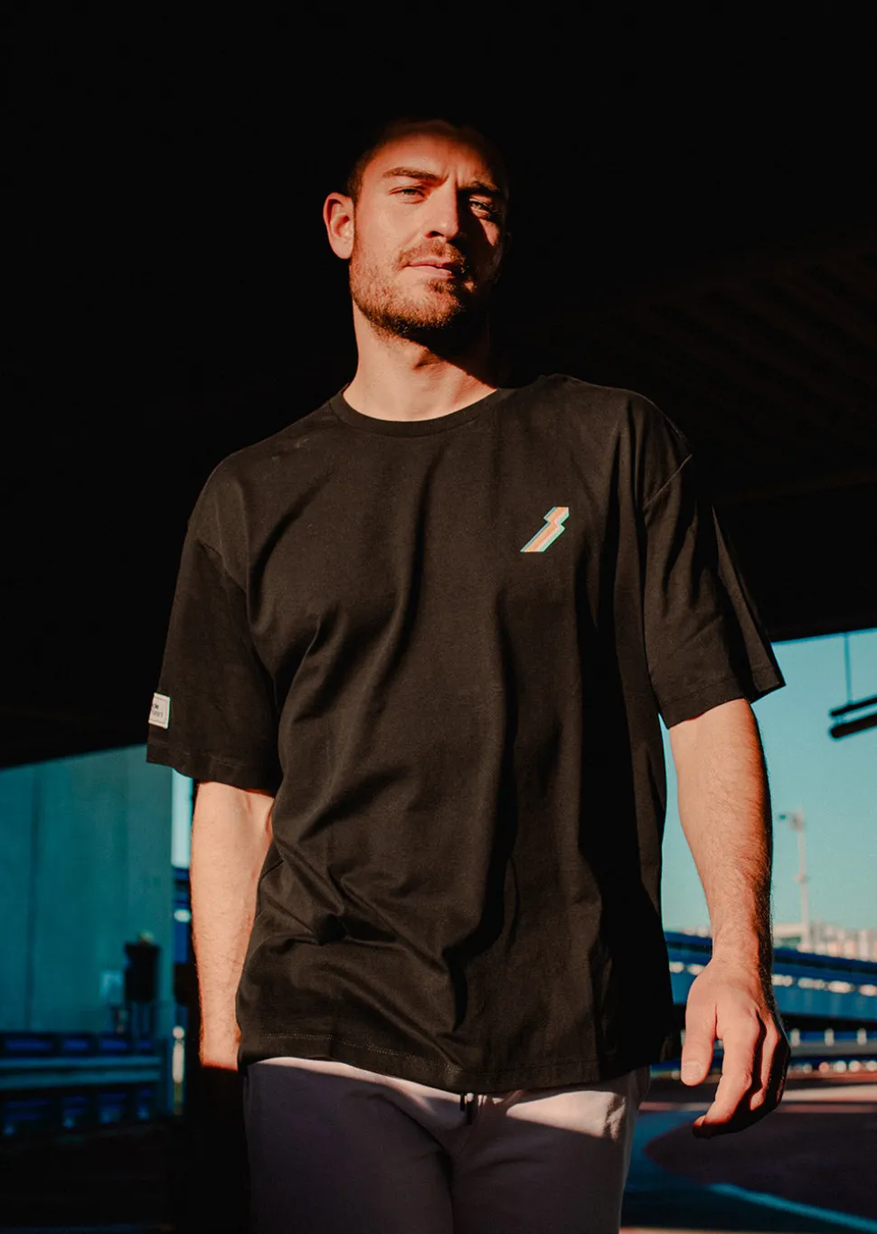 T-shirt Thunder - Noir