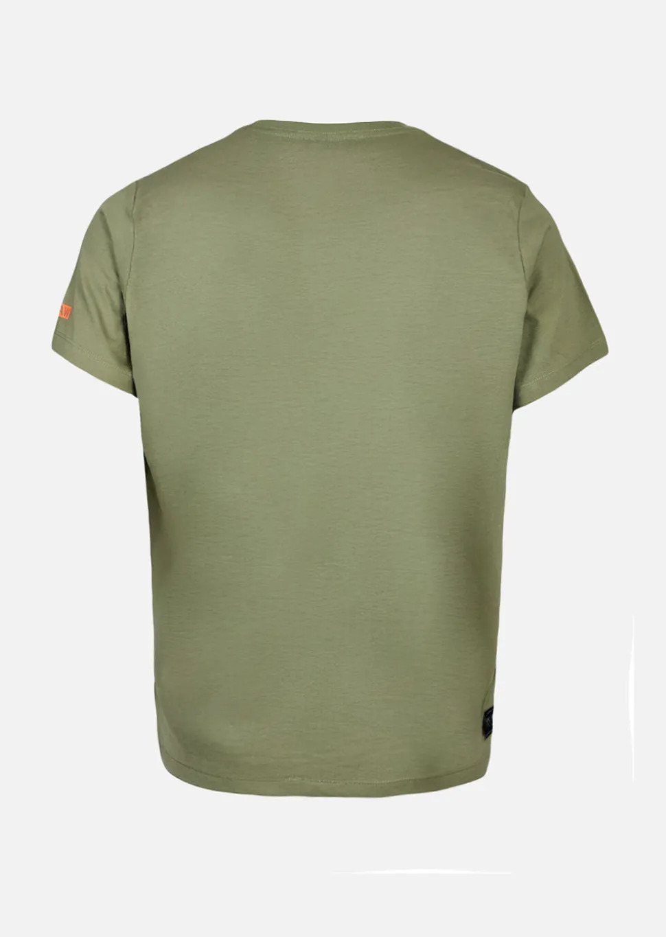 T-shirt WATTS01 - OLIVE / ORANGE