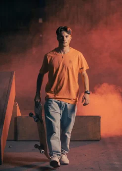 T-shirt WATTS01 - ORANGE FLUO
