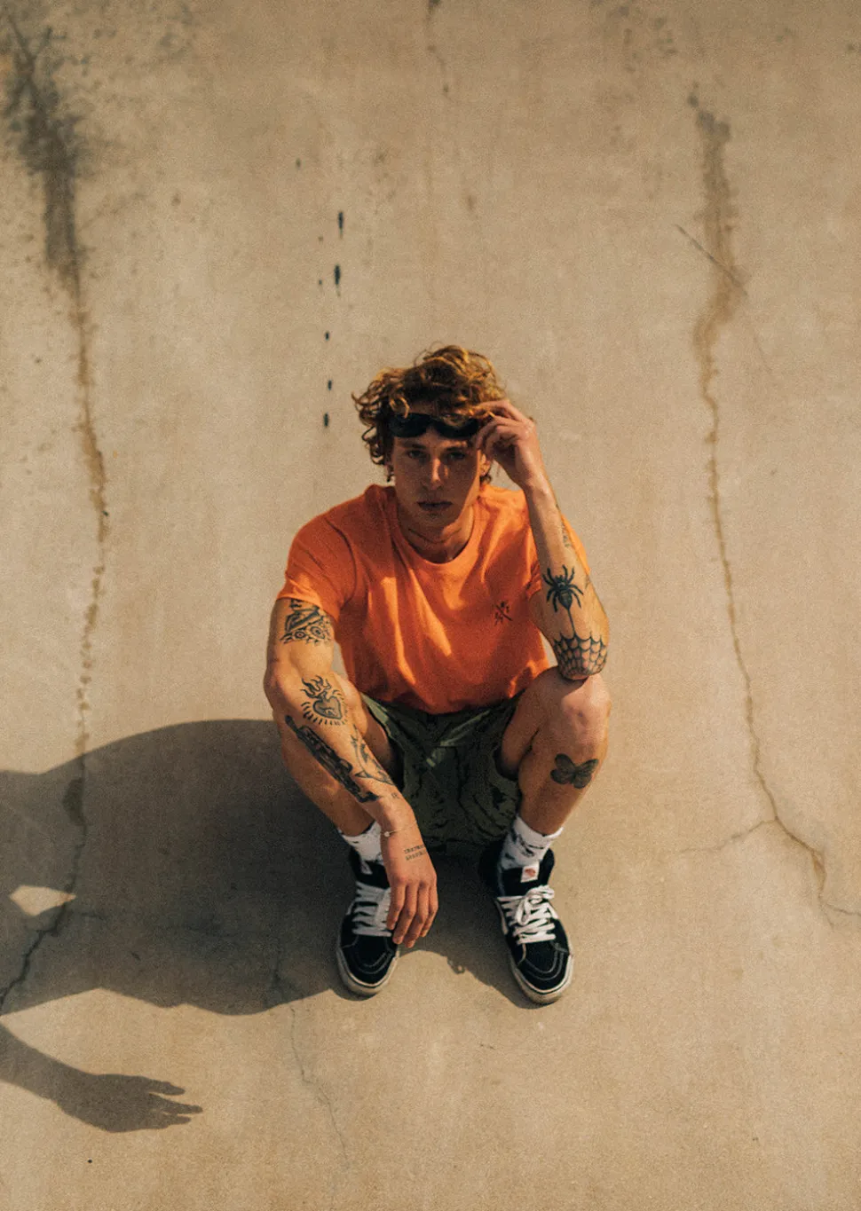 T-shirt WATTS01 - ORANGE FLUO