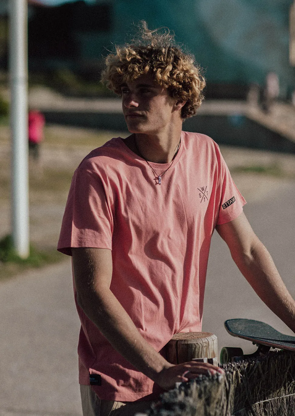 T-Shirt Watts01 - Terracota