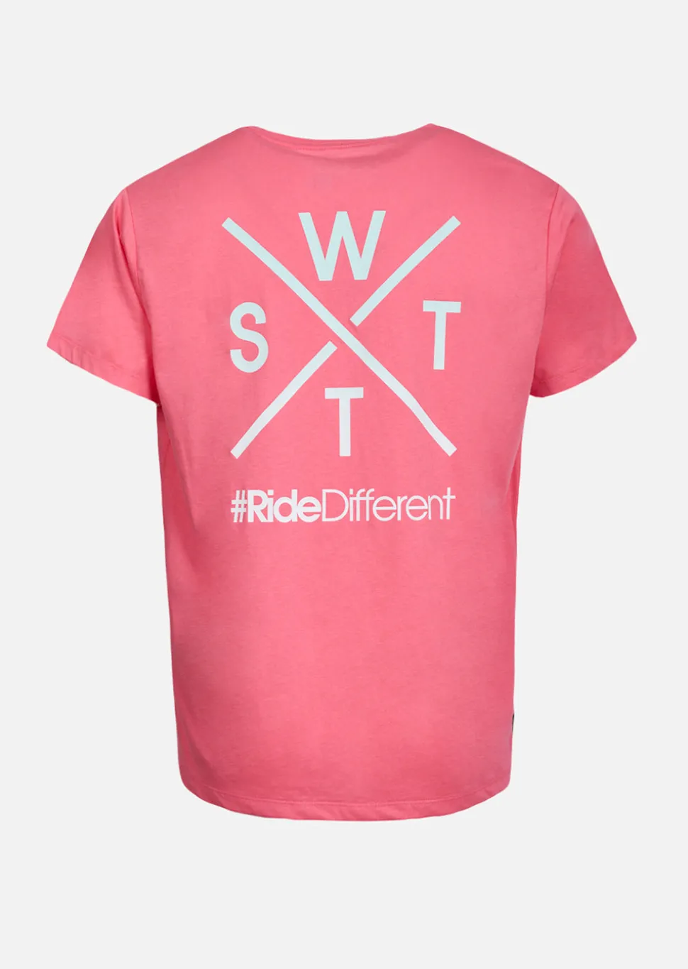 T-shirt WATTSADN - FLUO PINK / ICE BLUE
