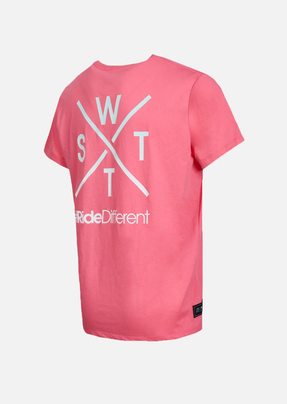 T-shirt WATTSADN - FLUO PINK / ICE BLUE