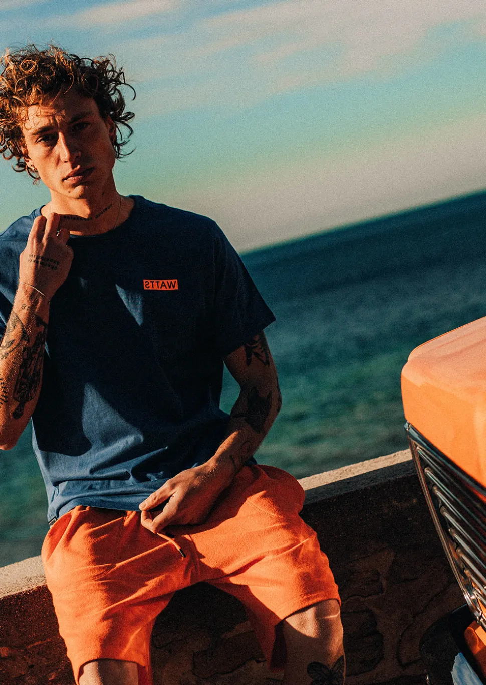 T-shirt WATTSADN - VINTAGE NAVY