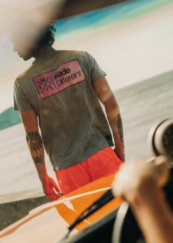 T-shirt XVIBES - MEDIUM MISTY GREY