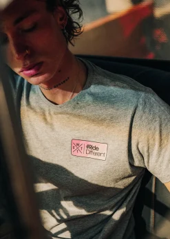 T-shirt XVIBES - MEDIUM MISTY GREY