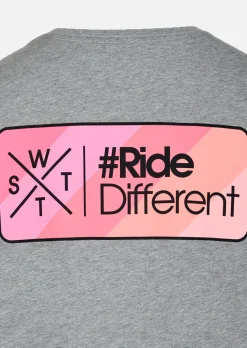 T-shirt XVIBES - MEDIUM MISTY GREY